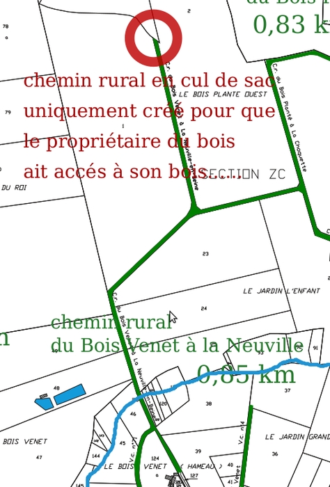 plan du chemin